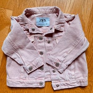 Baby ZARA girl denim jean jacket 9-12 months